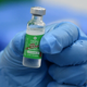 A vial of Covishield, the name given to AstraZeneca/Oxford University’s covid-19 vaccine in India